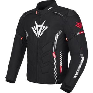Bunda na motorku RSA Rider čierno-bielo-červená