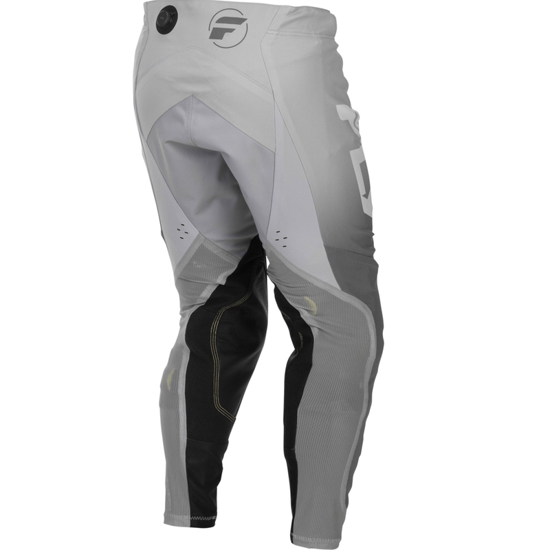 Motokrosové nohavice FLY Racing Evolution bielo-šedé