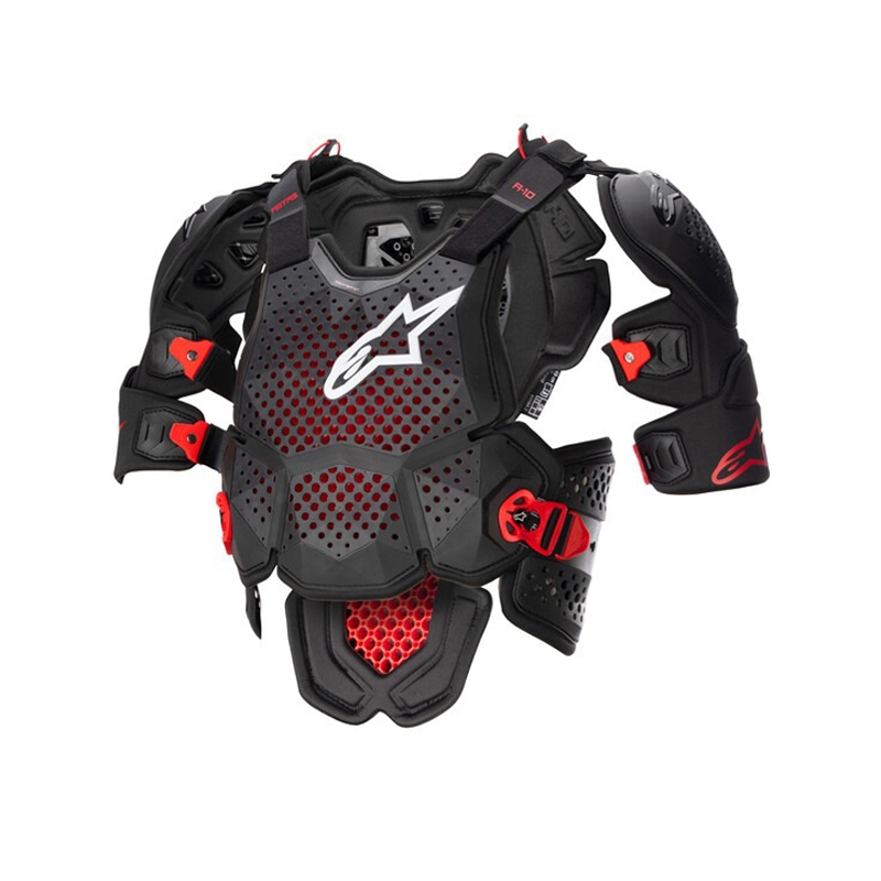 Chránič tela Alpinestars A-10 2 čierno-antracitovo-červený