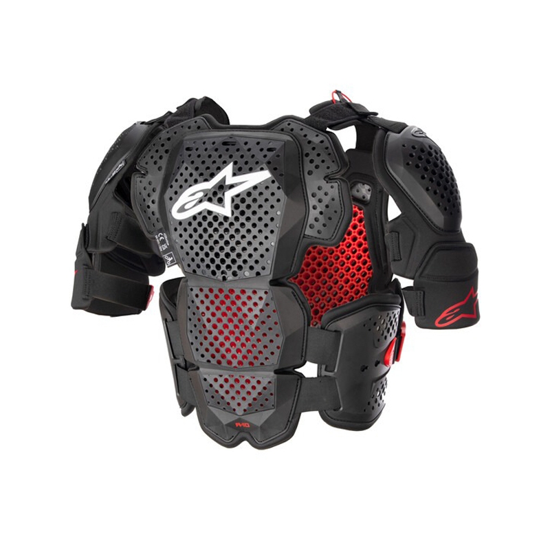 Chránič tela Alpinestars A-10 2 čierno-antracitovo-červený