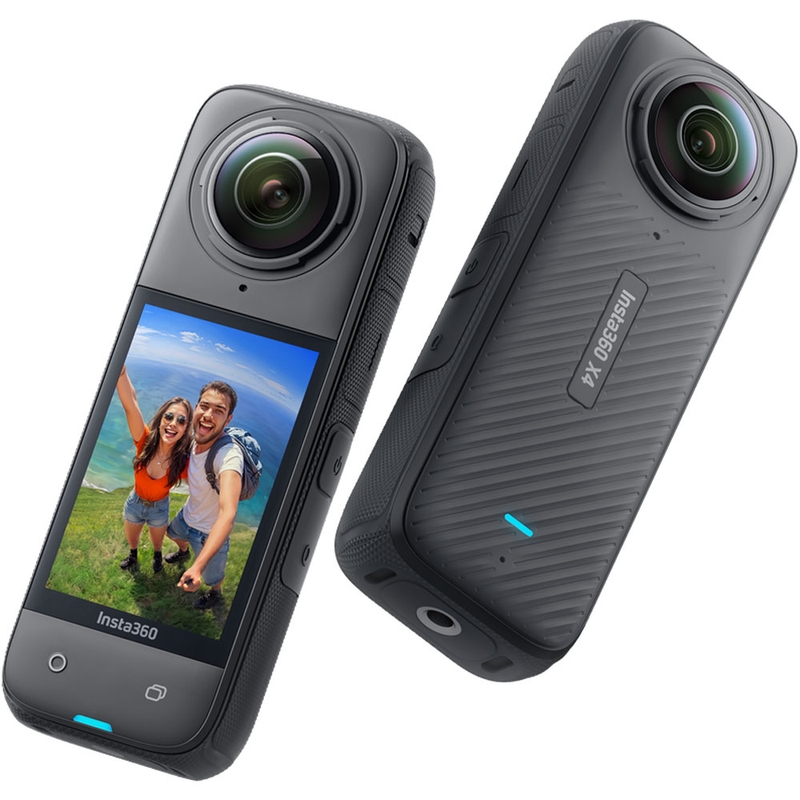 Akčná kamera Insta360 X4 Motorcycle Bundle čierna