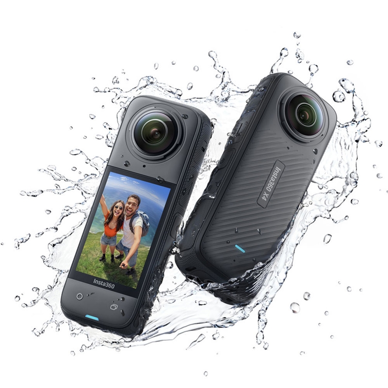 Akčná kamera Insta360 X4 Motorcycle Bundle čierna