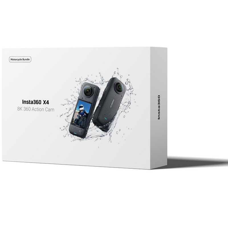 Akčná kamera Insta360 X4 Motorcycle Bundle čierna