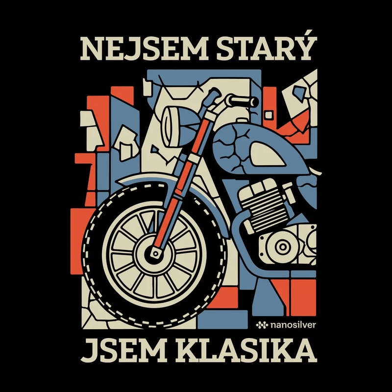 Funkčné tričko nanosilver® SOM KLASIKA čierne