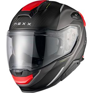 Integrálna helma na motorku Nexx X.TR Rush matná čierno-červená