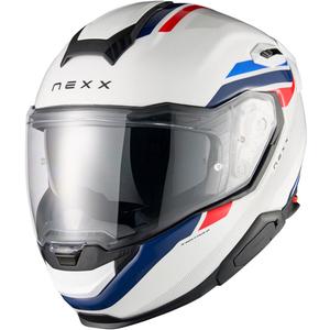 Integrálna helma na motorku Nexx X.TR Quanta bielo-modrá
