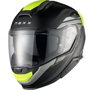 Integrálna helma na motorku Nexx X.TR Quanta matná čierno-fluo žltá
