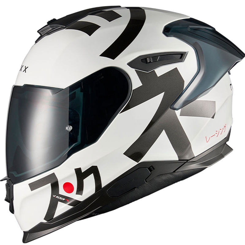 Integrálna helma na motorku Nexx Y.100R Nippon biela