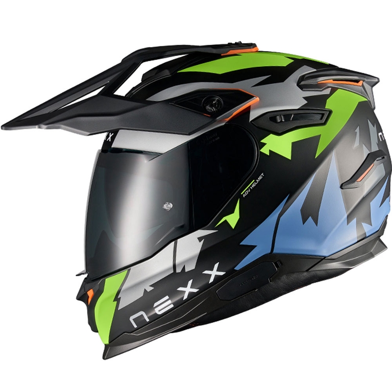 Enduro helma na motorku NEXX Y.TRAVL Primal čierno-fluo žltá