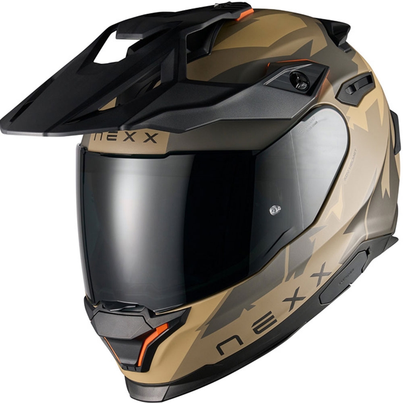 Enduro helma na motorku NEXX Y.TRAVL Primal matná pieskovo-šedá