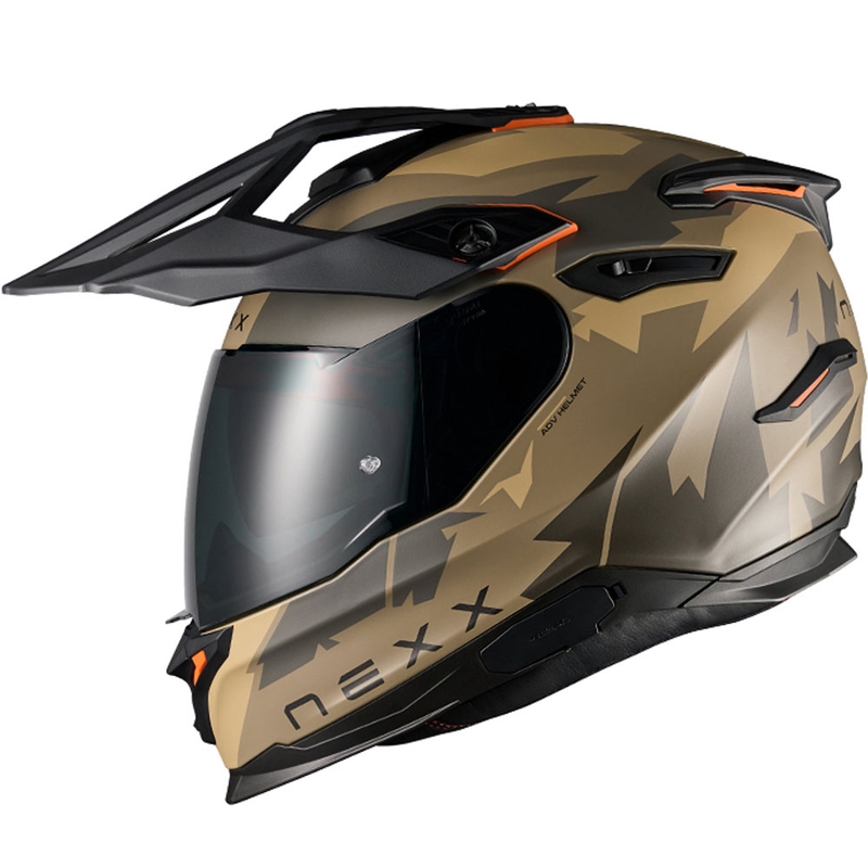 Enduro helma na motorku NEXX Y.TRAVL Primal matná pieskovo-šedá