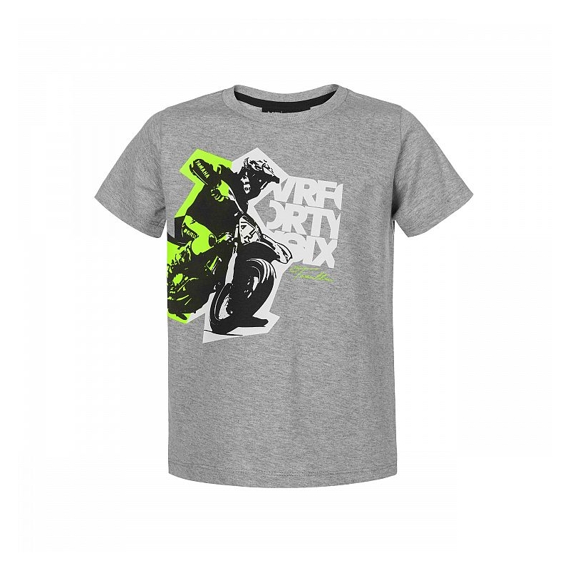 Detské tričko VR46 Valentino Rossi šedé