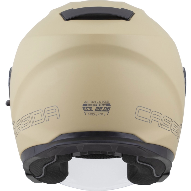 Otvorená helma na motorku Cassida Jet Tech 2.0 RoTo matná pieskovo-čierno-šedá