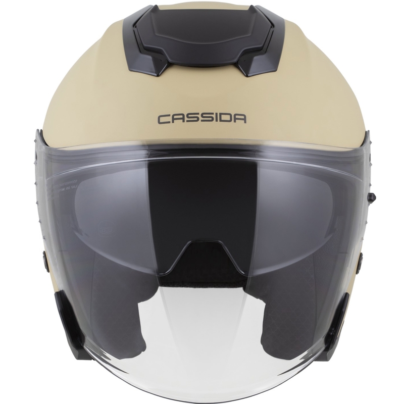 Otvorená helma na motorku Cassida Jet Tech 2.0 RoTo matná pieskovo-čierno-šedá