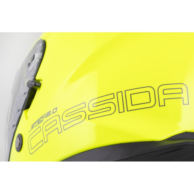 Otvorená prilba na motorku Cassida Jet Tech 2.0 RoTo fluo žlto-čierno-šedá