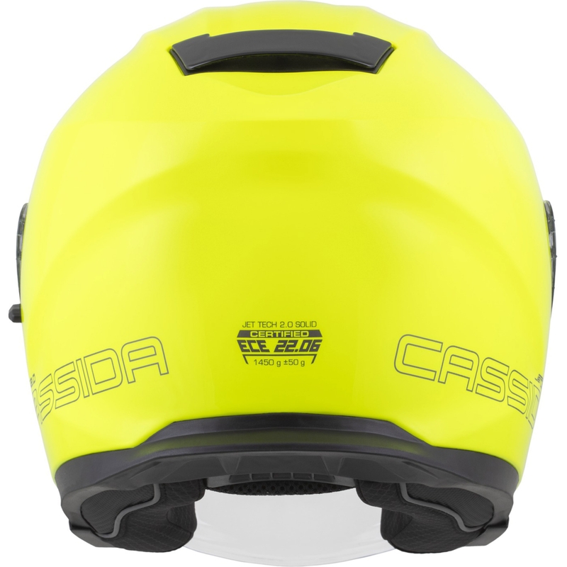 Otvorená prilba na motorku Cassida Jet Tech 2.0 RoTo fluo žlto-čierno-šedá