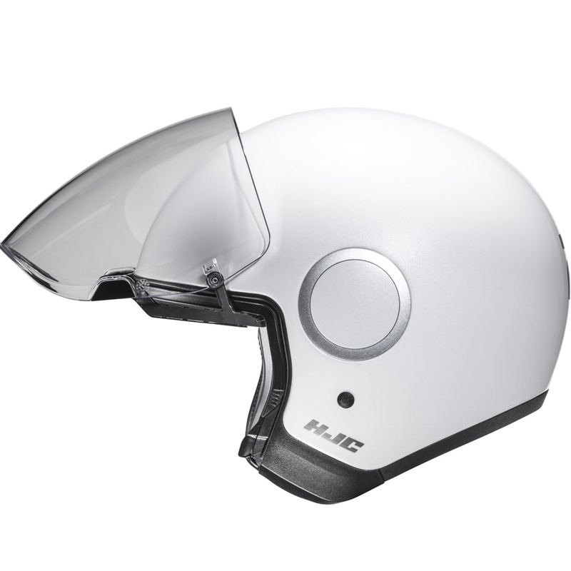 Otvorená helma na motorku HJC RPHA 40 Solid perleťovo biela