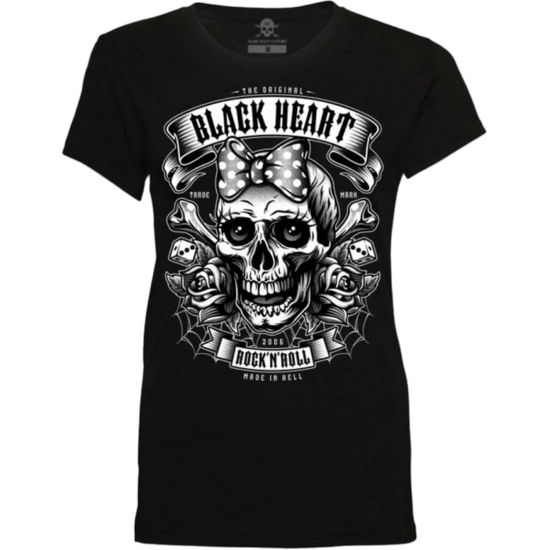 Dámske tričko Black Heart Miss Murder čierne