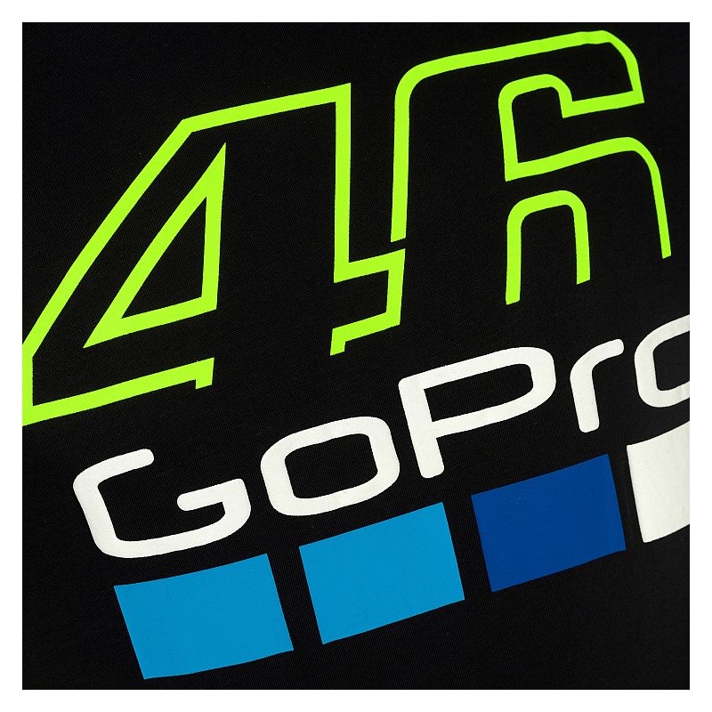 Tričko VR46 Valentino Rossi GOPRO čierne výpredaj