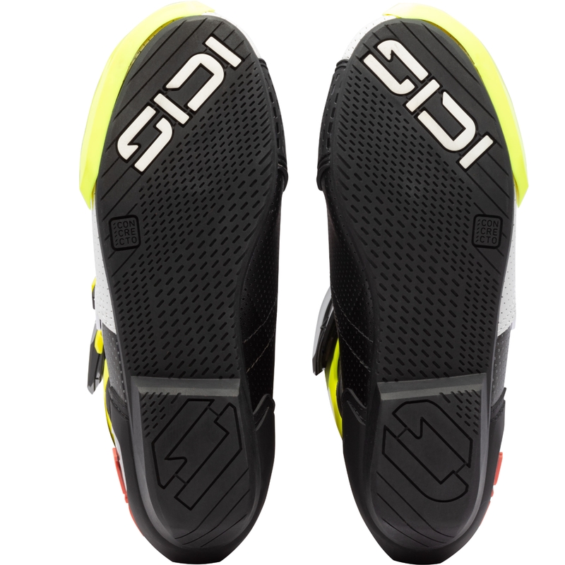 Topánky na motorku SiDi MAG 2 Air fluo žlto-fluo koralové