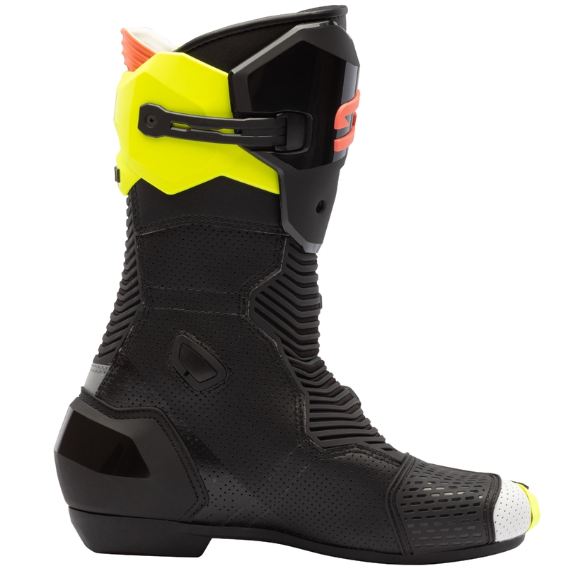 Topánky na motorku SiDi MAG 2 Air fluo žlto-fluo koralové