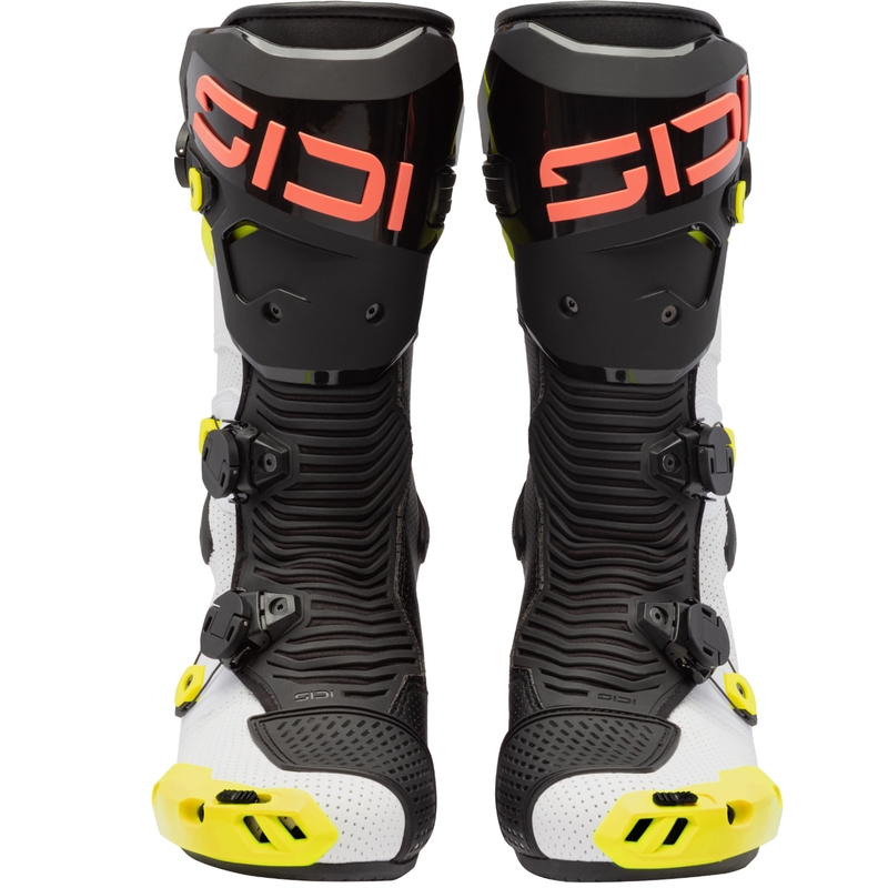 Topánky na motorku SiDi MAG 2 Air fluo žlto-fluo koralové