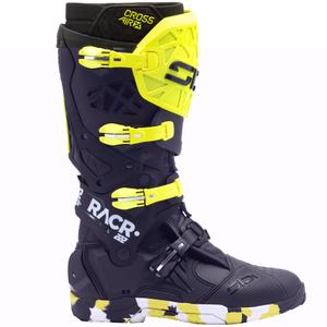 Topánky na motorku SiDi Crossair X RACR002 fluo žlto-čierne