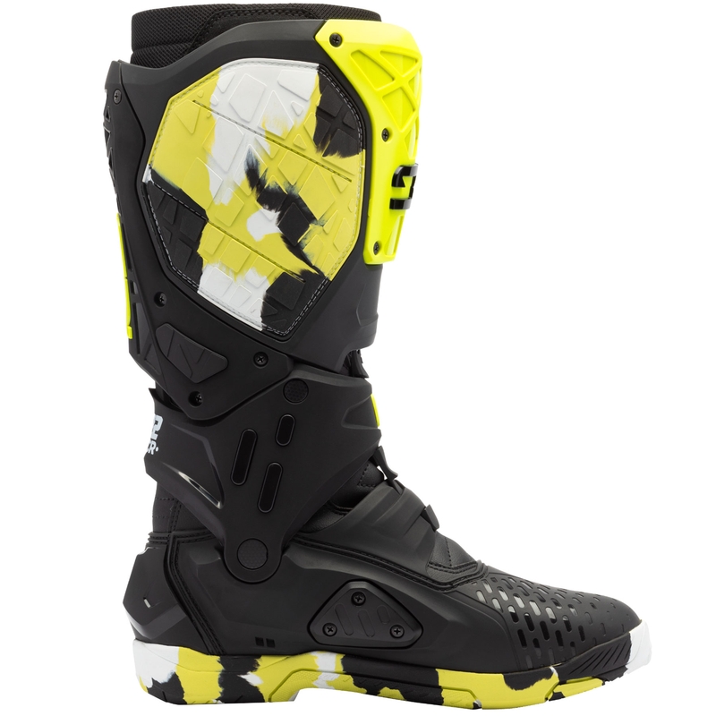 Topánky na motorku SiDi Crossair X RACR002 fluo žlto-čierne