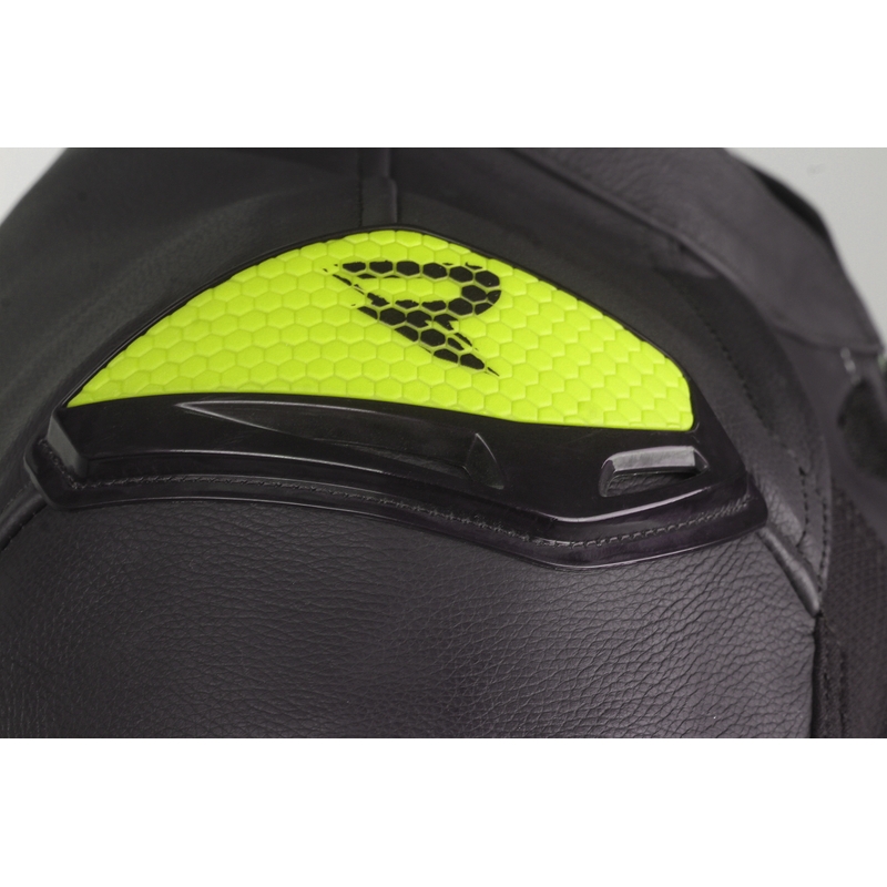 Bunda na motocykel Street Racer Bexter čierno-bielo-fluo žltá výpredaj