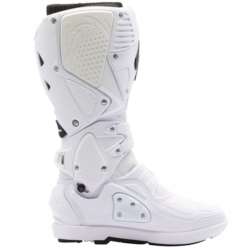 Topánky na motorku SiDi Crossfire 3 SRS bielo-čierne