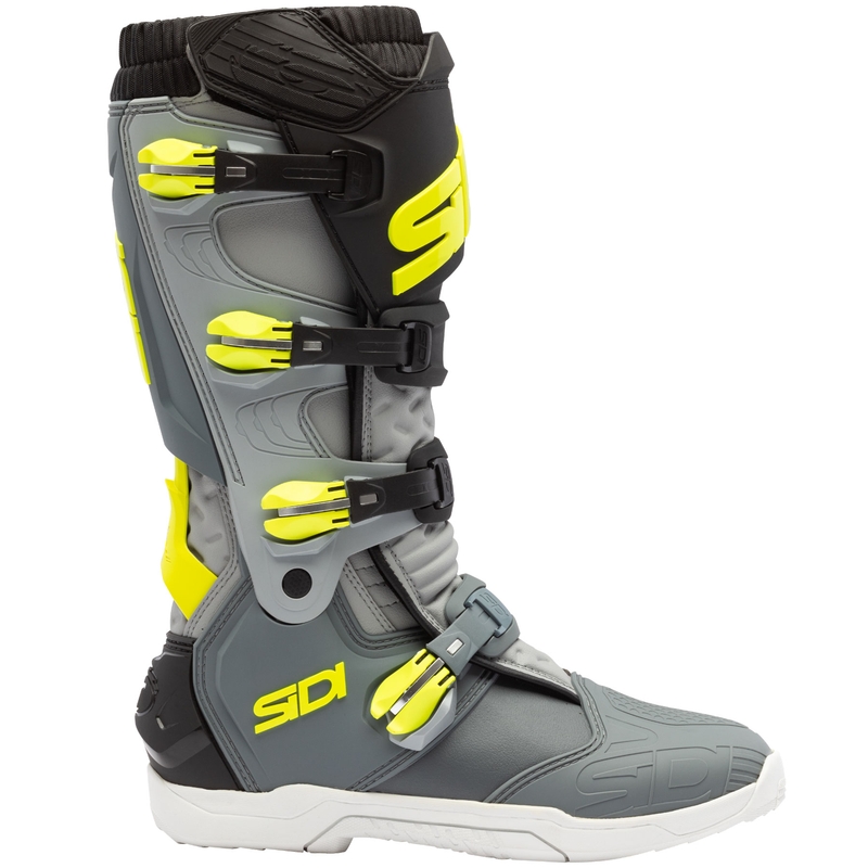 Topánky na motorku SiDi X Power SC šedo-fluo žlté