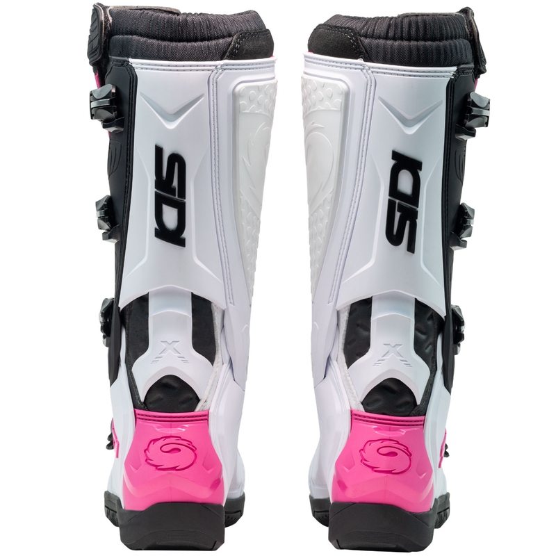Topánky na motorku SiDi X Power SC bielo-čierne-ružové
