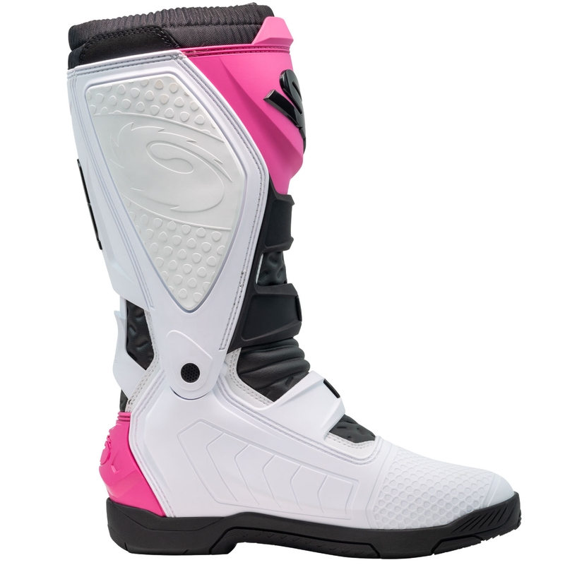 Topánky na motorku SiDi X Power SC bielo-čierne-ružové