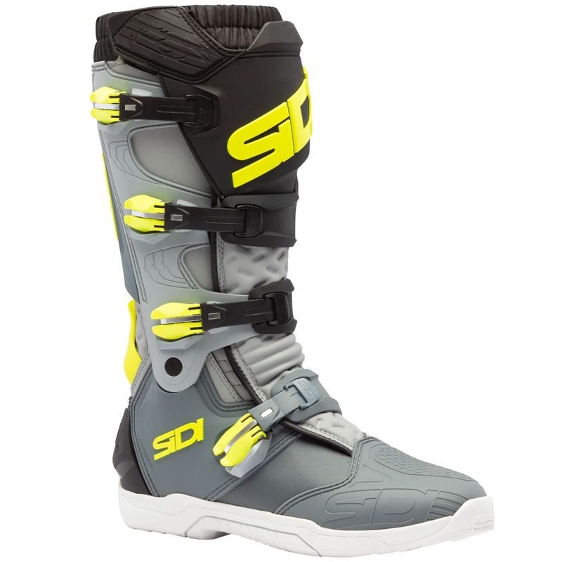 Topánky na motorku SiDi X Power SC šedo-fluo žlté