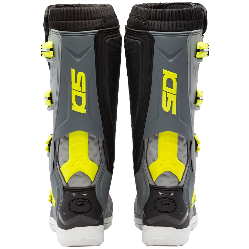 Topánky na motorku SiDi X Power SC šedo-fluo žlté