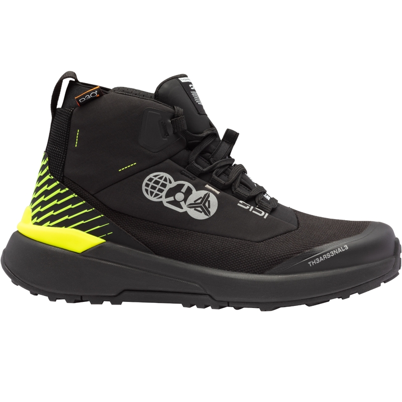 Topánky na motorku SiDi Nucleus TH3 WP fluo žlté