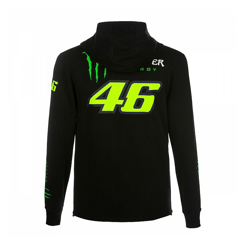 Mikina VR46 Valentino Rossi MONSTER 46 REPLICA FLEECE čierna