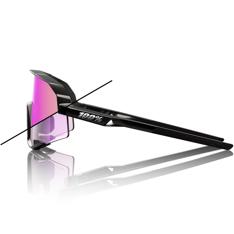 Slnečné okuliare 100% Slendale s fialovým fotochromatickým sklom