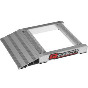 Hliníková podložka s valcami pre možnosť premazanie sekundárneho prevodu Q-TECH strieborná