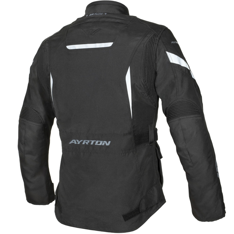 Dámska bunda na motorku Ayrton Teressa II čierno-šedá