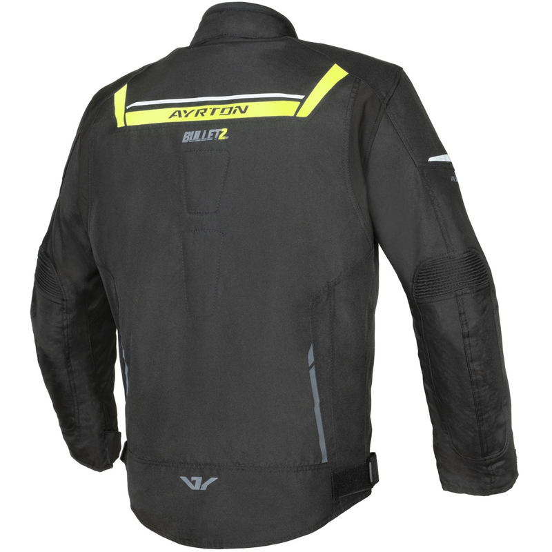 Bunda na motorku Ayrton Bullet II čierno-fluo žlto-šedá
