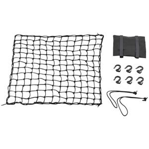 Pružná batožinová sieť na motorku s plastovými háčikmi Daytona 60 x 60 cm čierna