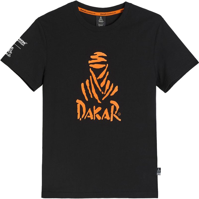 Tričko Dakar LOGO 256 čierne