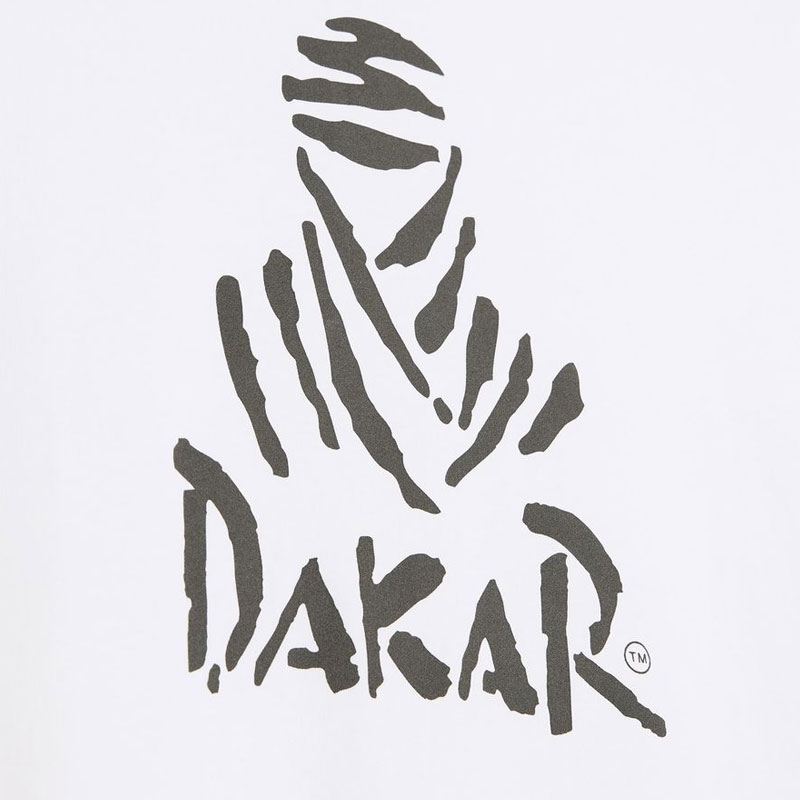 Tričko Dakar LOGO 256 biele