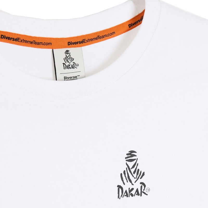 Tričko Dakar LOGO SM 256 biele