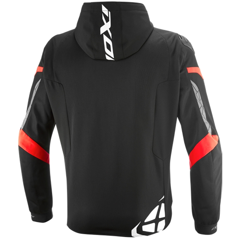 Bunda na motorku IXON Pulsion Air čierno-bielo-červená