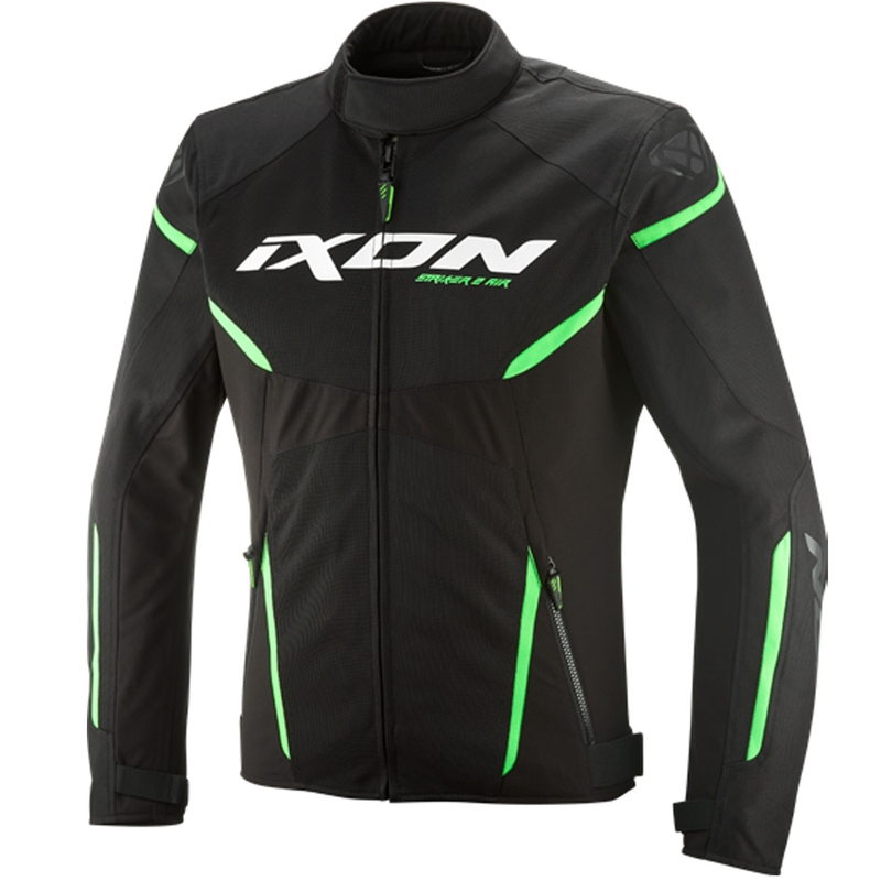 Bunda na motorku IXON Striker 2 Air WP čierno-zelená