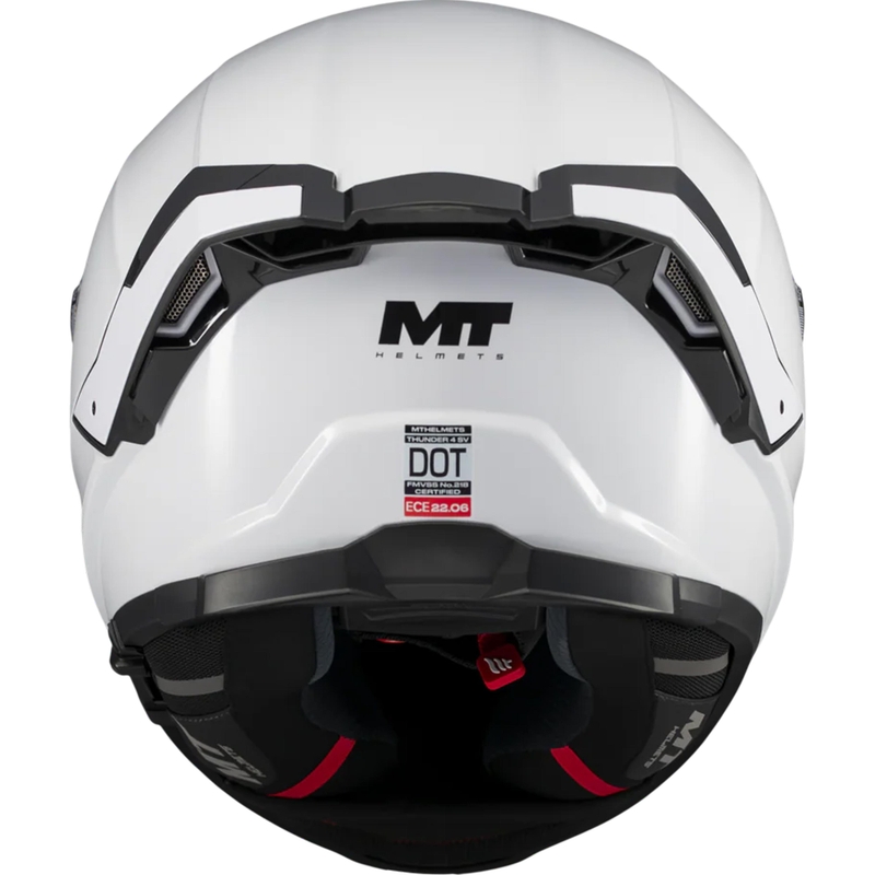 Integrálna helma na motorku MT Thunder 4 SV Pure A0 biela
