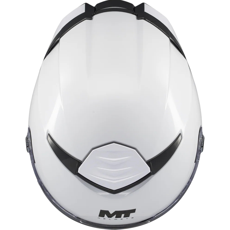 Integrálna helma na motorku MT Thunder 4 SV Pure A0 biela