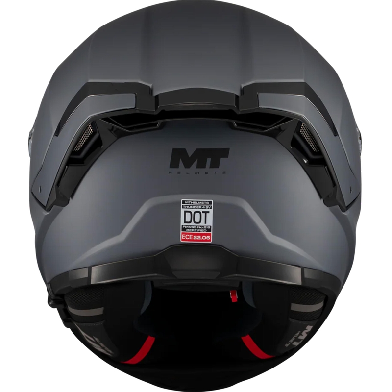 Integrálna helma na motorku MT Thunder 4 SV Pure A2 matná šedá